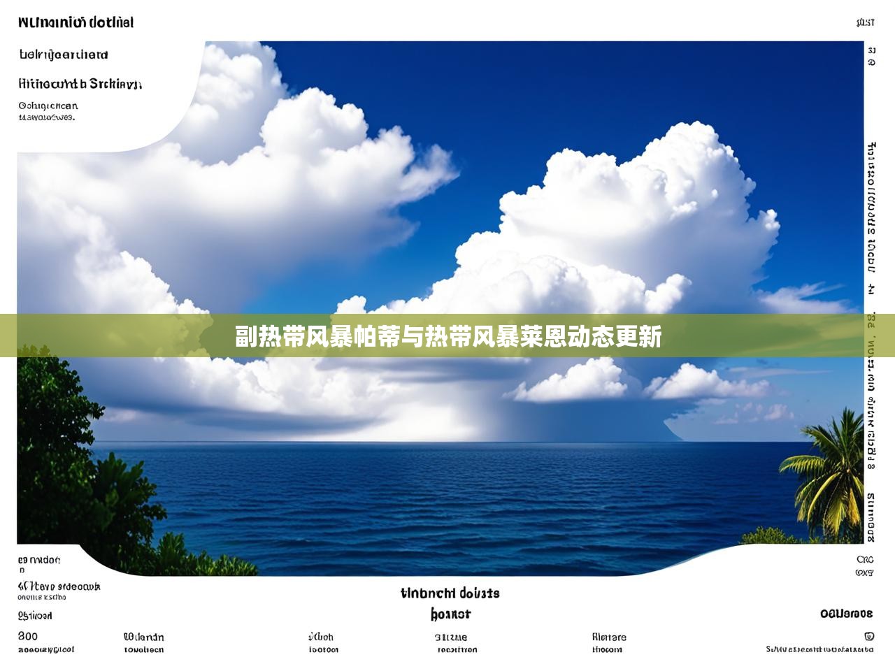 副热带风暴帕蒂与热带风暴莱恩动态更新 副热带风暴帕蒂与热带风暴莱恩动态更新