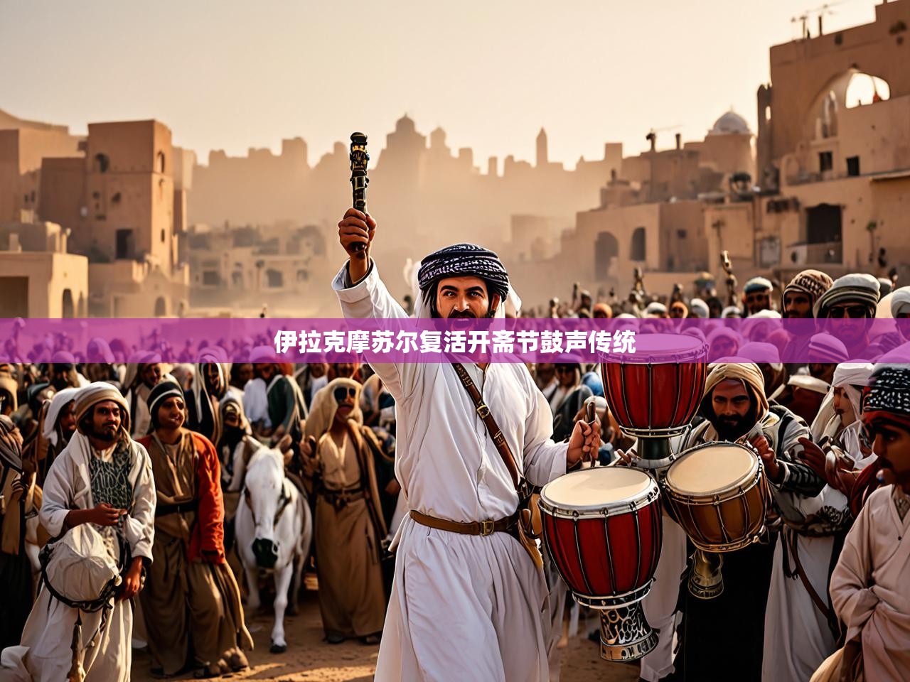 伊拉克摩苏尔复活开斋节鼓声传统 伊拉克摩苏尔复活开斋节鼓声传统