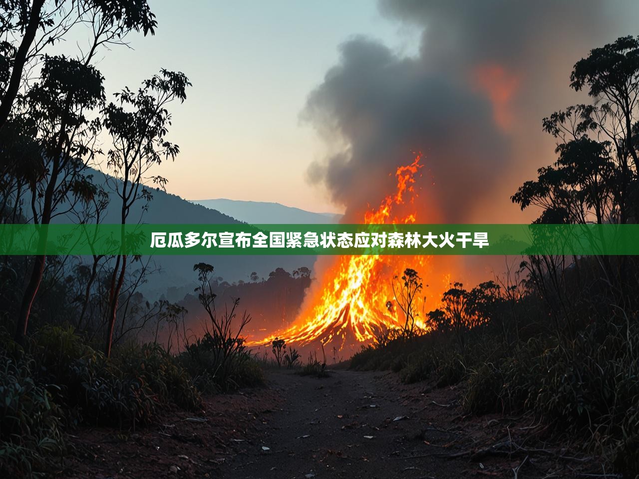 厄瓜多尔宣布全国紧急状态应对森林大火干旱 厄瓜多尔宣布全国紧急状态应对森林大火干旱