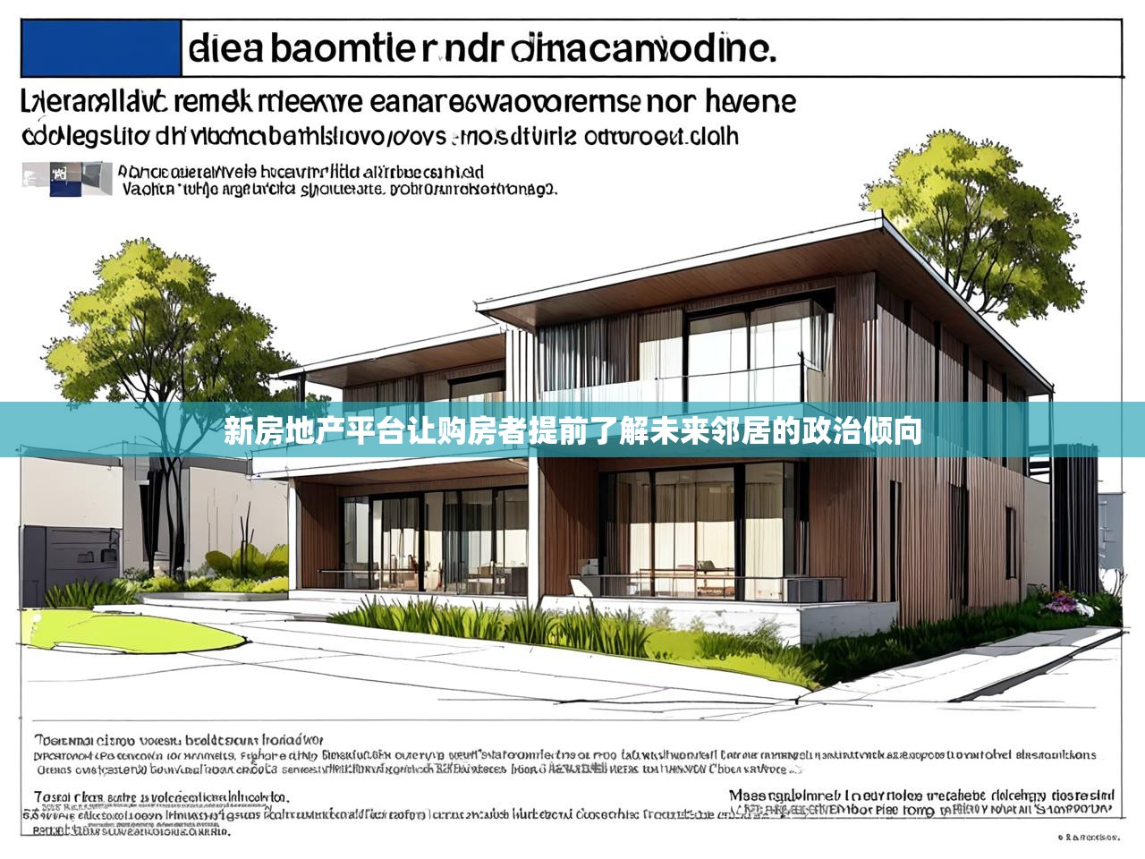 新房地产平台让购房者提前了解未来邻居的政治倾向