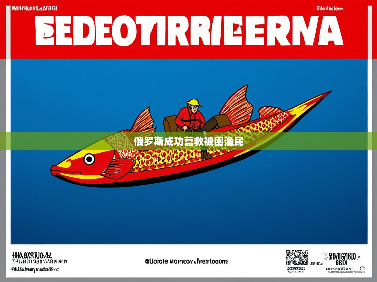 俄罗斯成功营救被困渔民