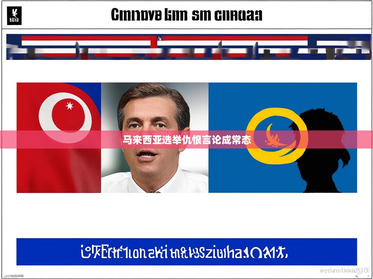 马来西亚选举仇恨言论成常态