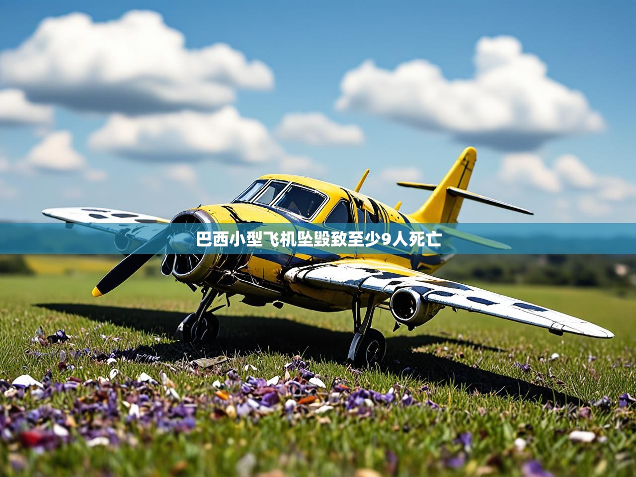 巴西小型飞机坠毁致至少9人死亡