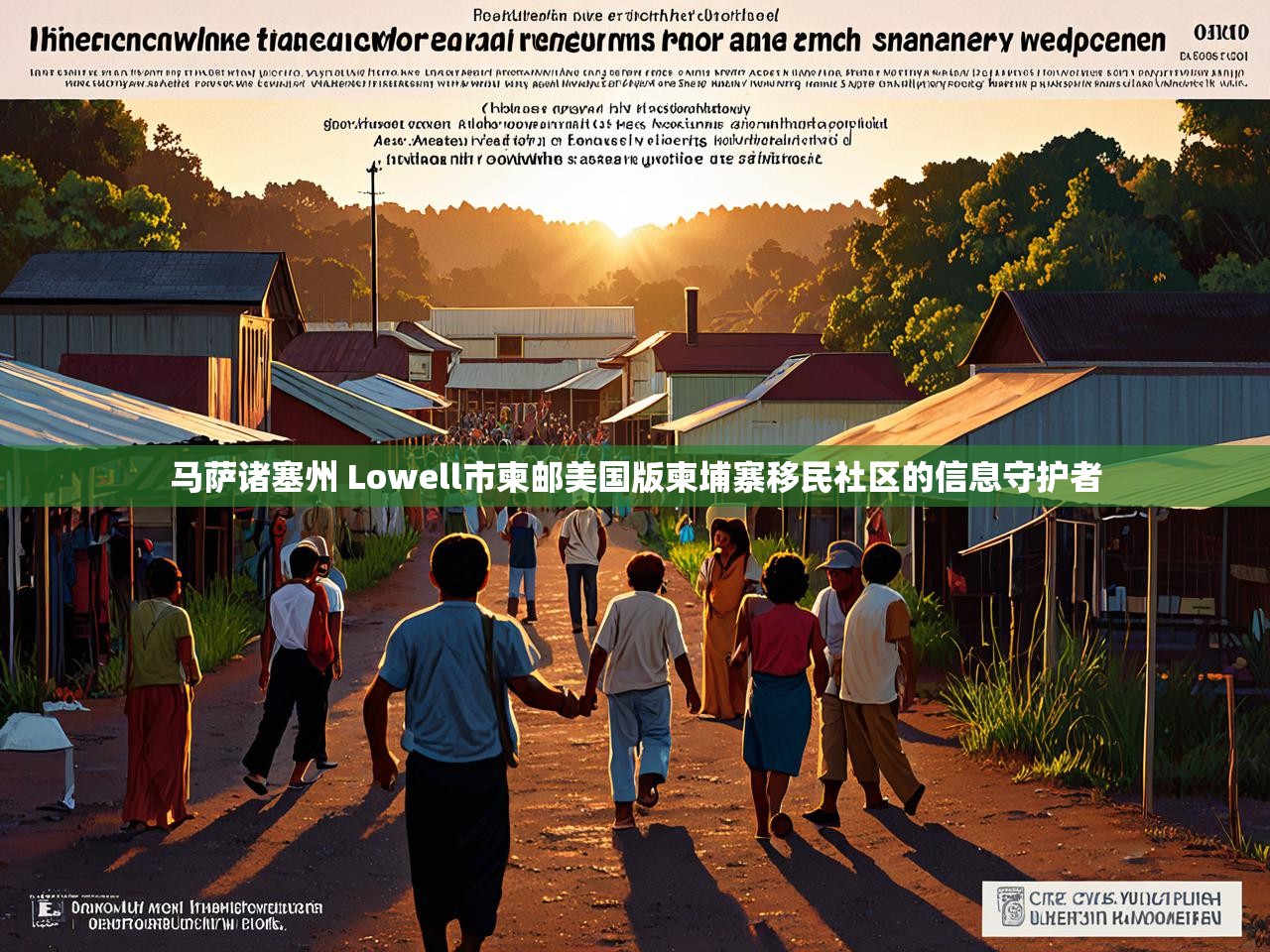 马萨诸塞州 Lowell市柬邮美国版柬埔寨移民社区的信息守护者