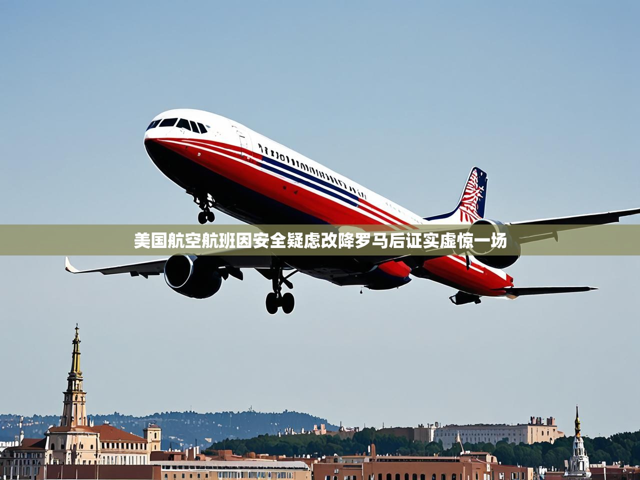 美国航空航班因安全疑虑改降罗马后证实虚惊一场