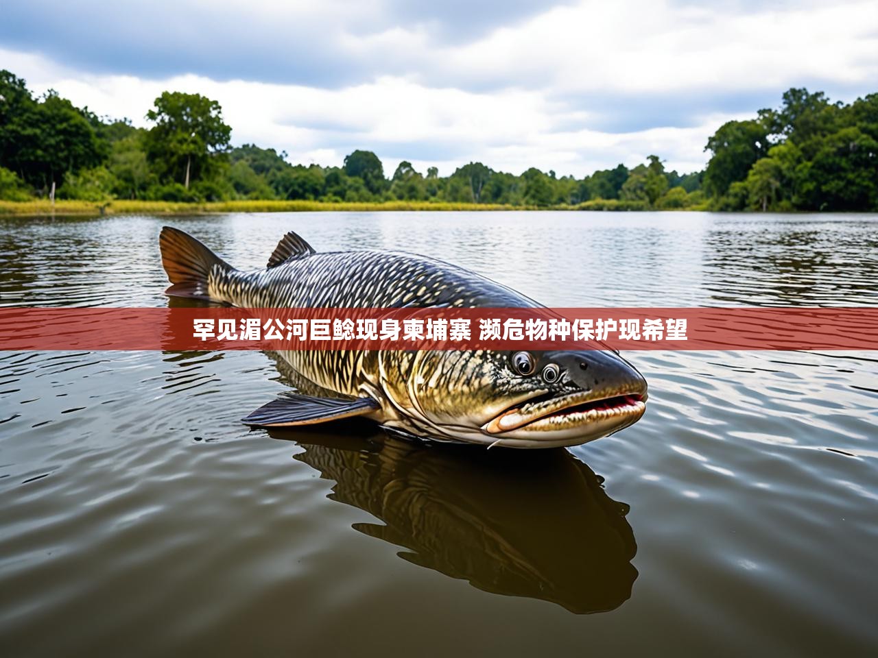 罕见湄公河巨鲶现身柬埔寨 濒危物种保护现希望 罕见湄公河巨鲶现身柬埔寨 濒危物种保护现希望