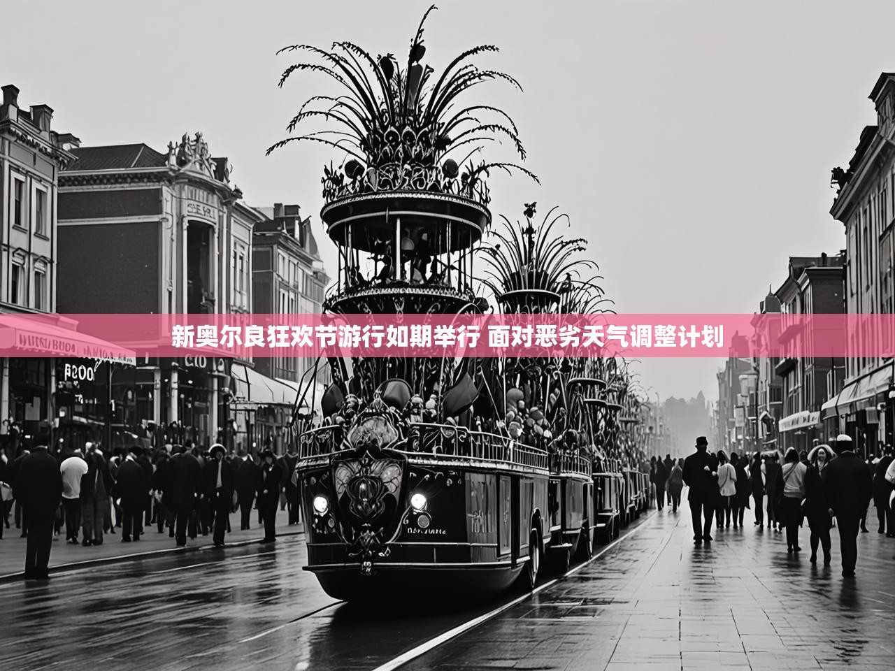 新奥尔良狂欢节游行如期举行 面对恶劣天气调整计划