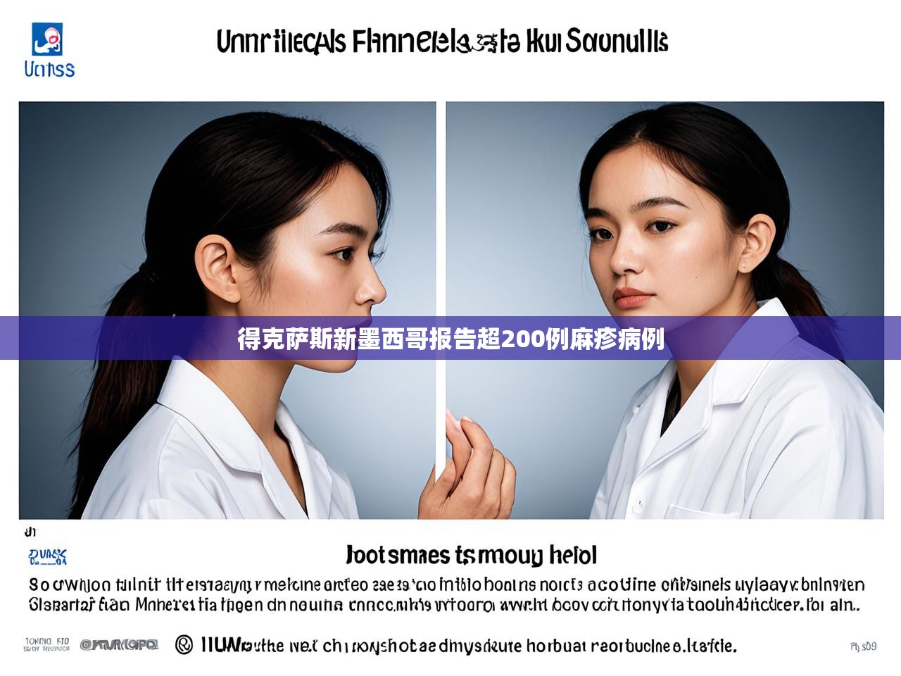 得克萨斯新墨西哥报告超200例麻疹病例