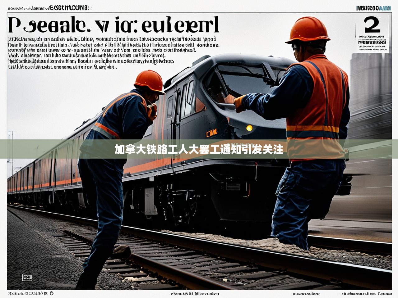 加拿大铁路工人大罢工通知引发关注 加拿大铁路工人大罢工通知引发关注