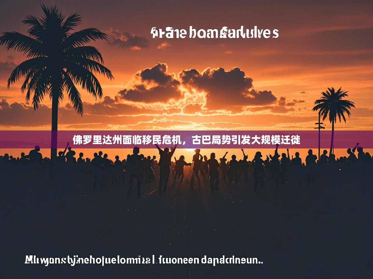 佛罗里达州面临移民危机，古巴局势引发大规模迁徙