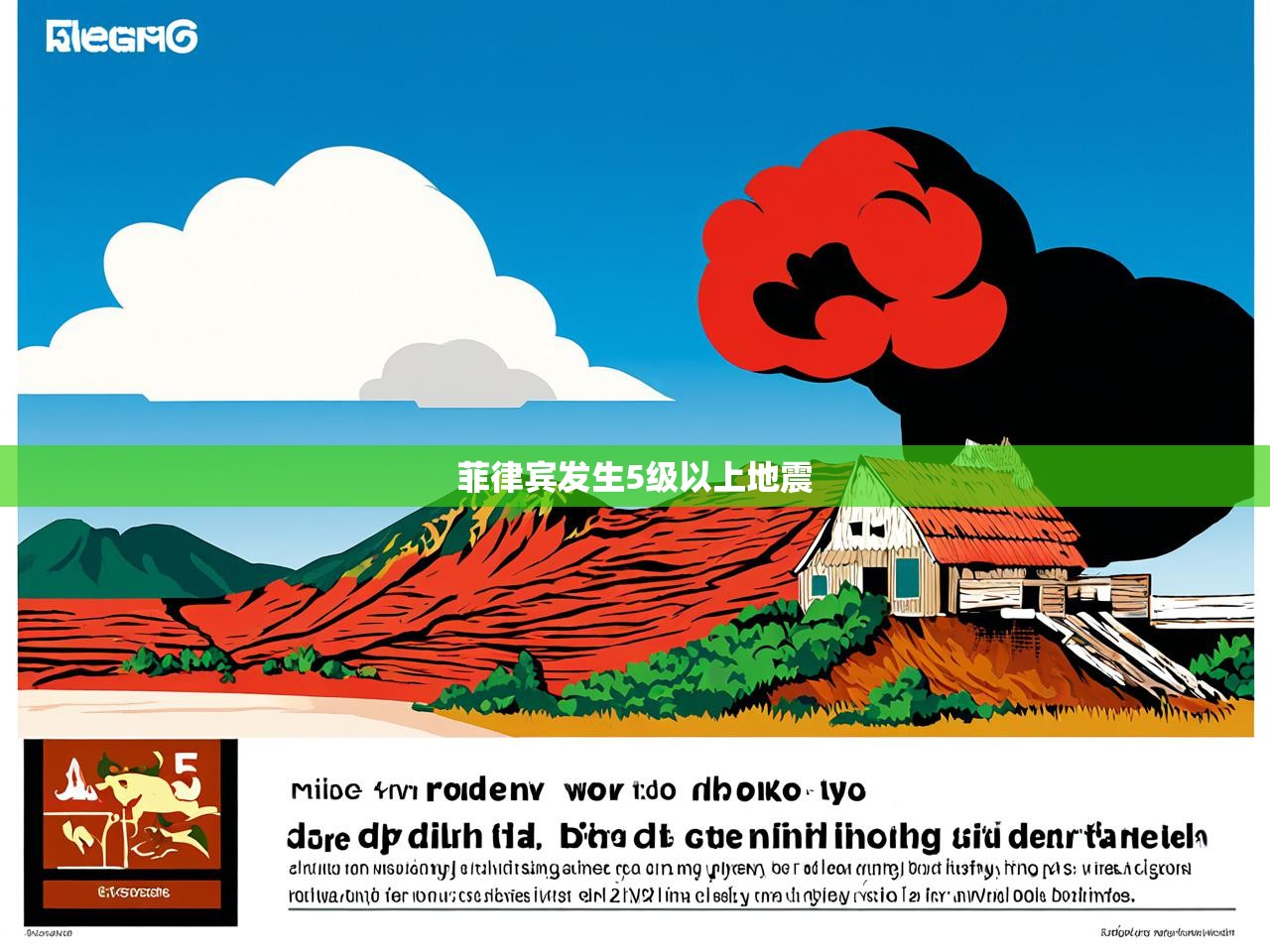 菲律宾发生5级以上地震 菲律宾发生5级以上地震