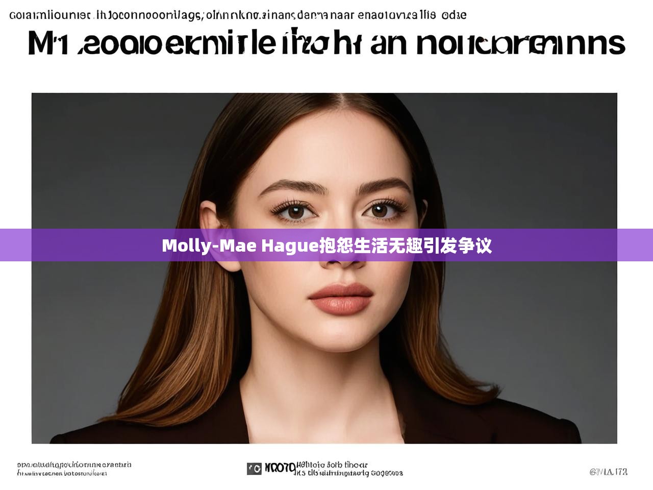 Molly-Mae Hague抱怨生活无趣引发争议 Molly-Mae Hague抱怨生活无趣引发争议