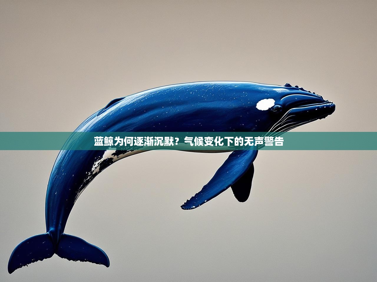 蓝鲸为何逐渐沉默？气候变化下的无声警告