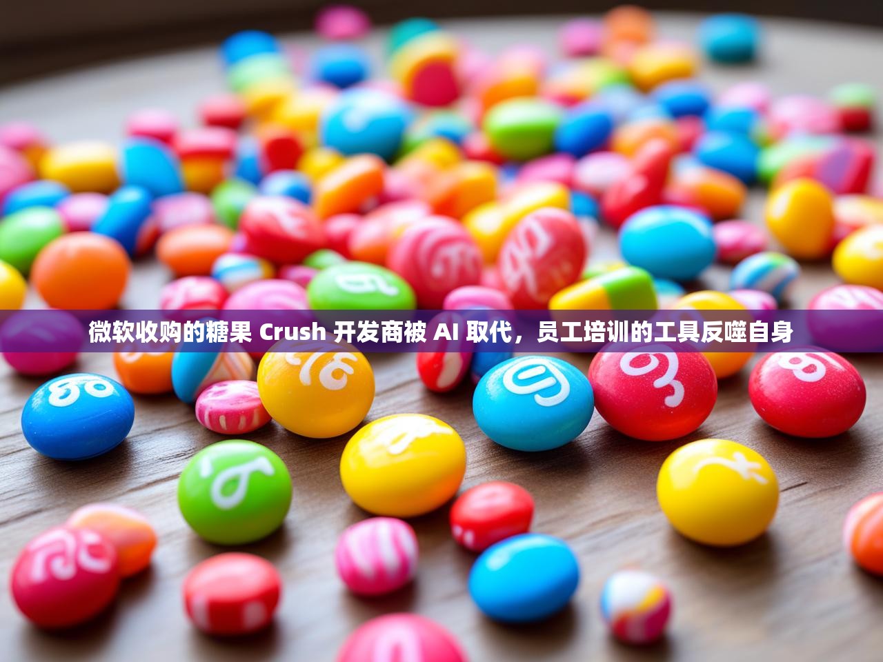 微软收购的糖果 Crush 开发商被 AI 取代，员工培训的工具反噬自身