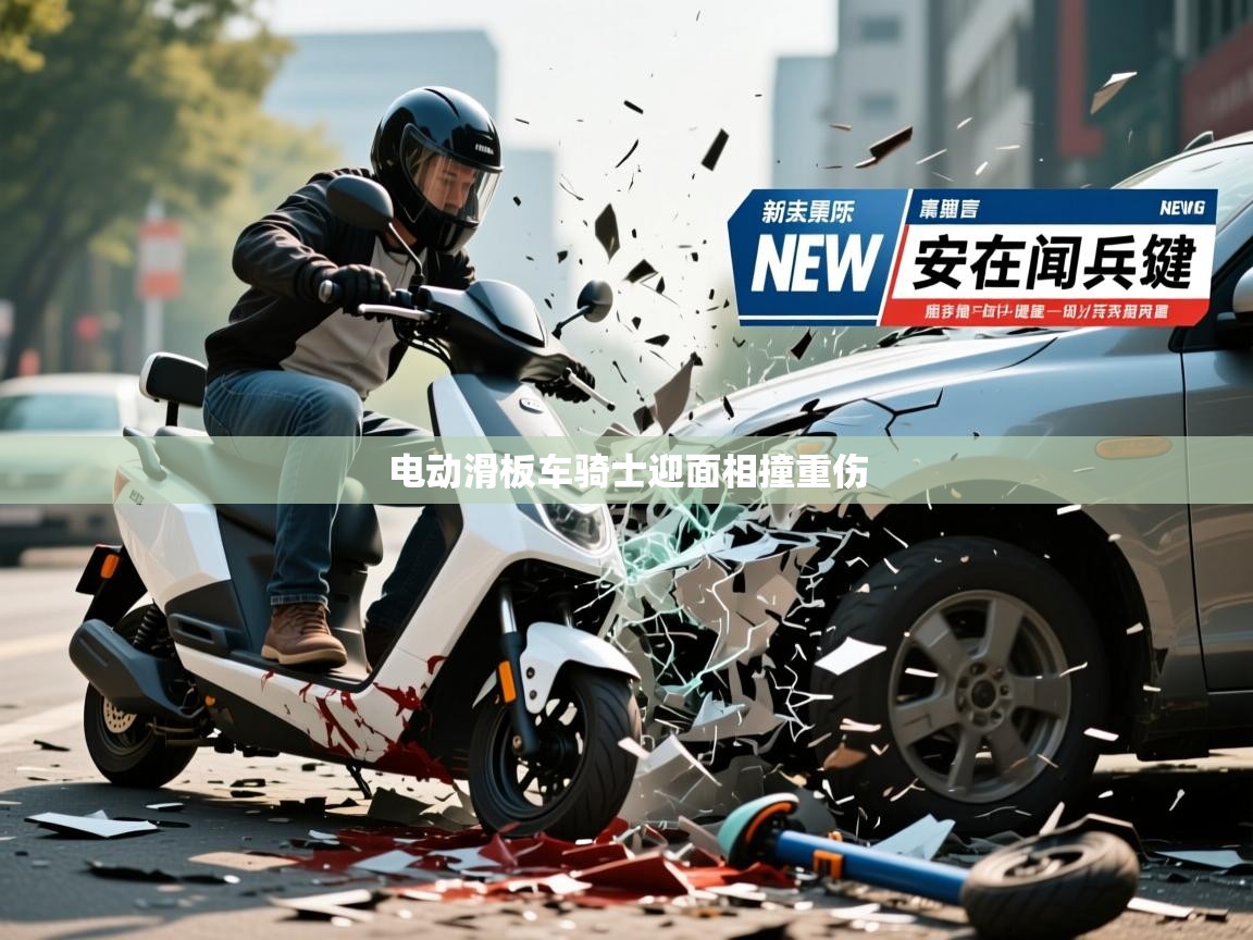 电动滑板车骑士迎面相撞重伤