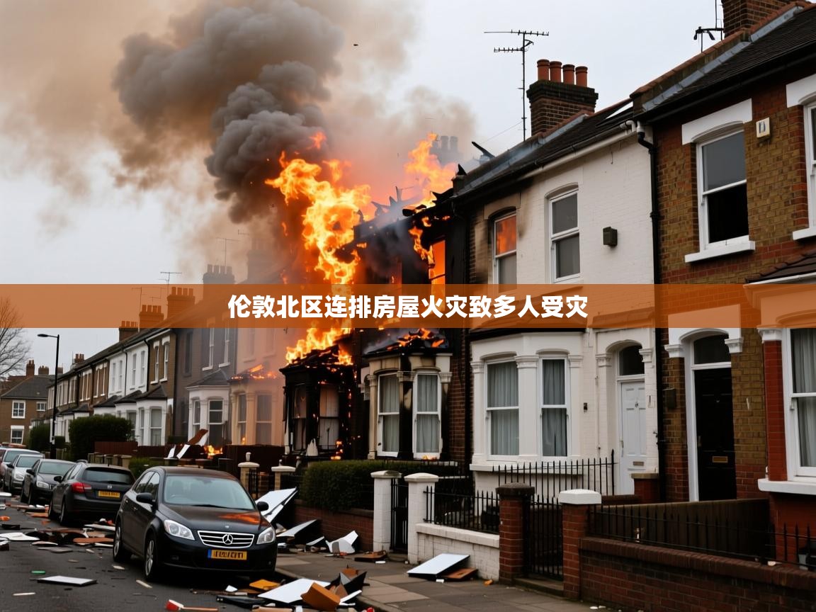 伦敦北区连排房屋火灾致多人受灾