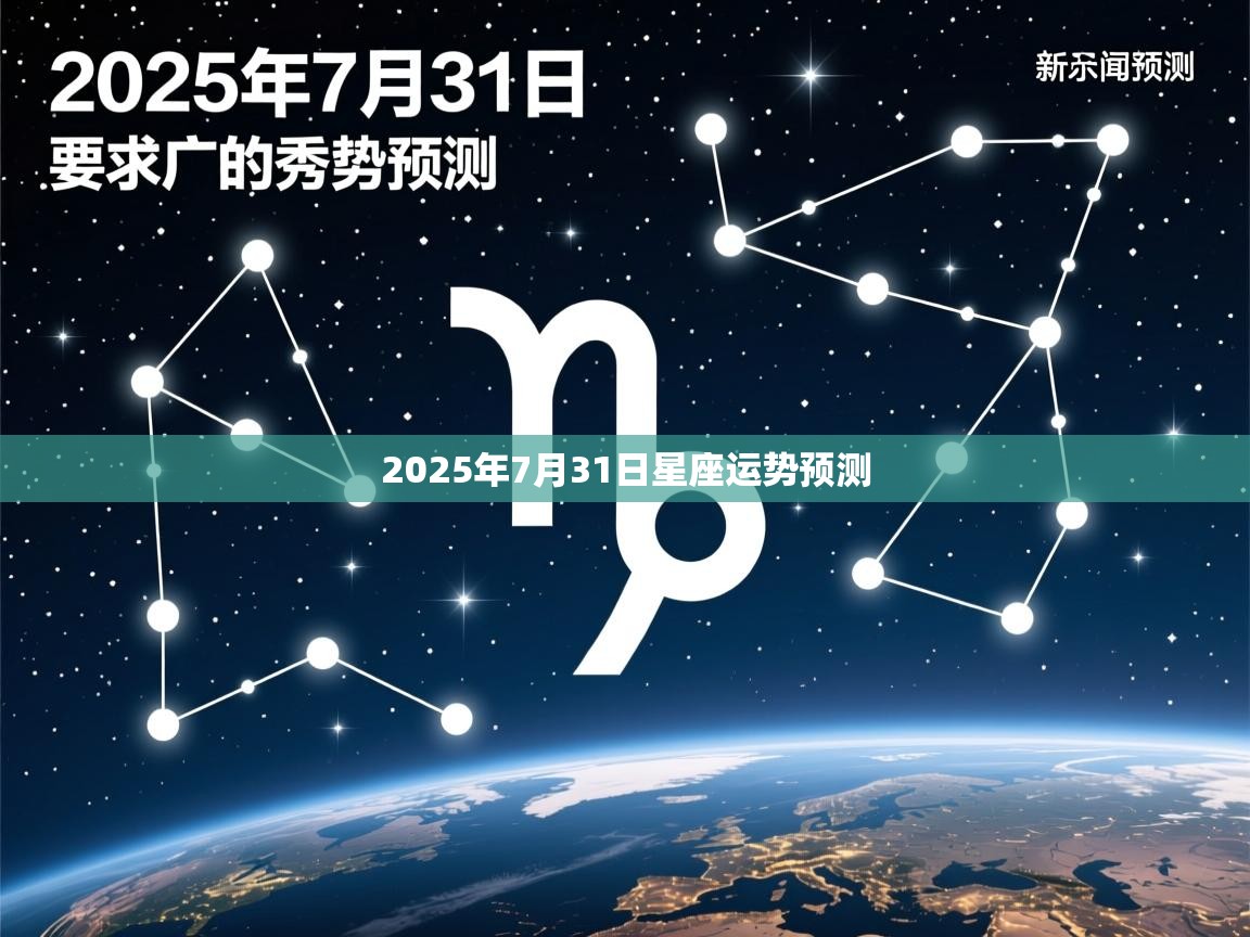 2025年7月31日星座运势预测
