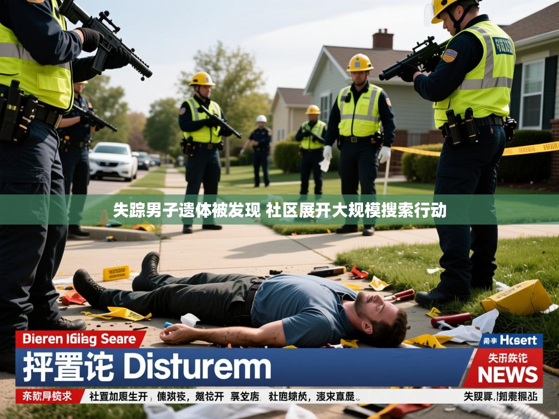 失踪男子遗体被发现 社区展开大规模搜索行动