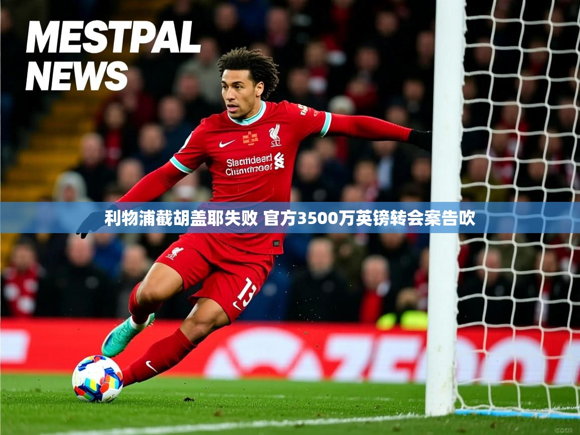 利物浦截胡盖耶失败 官方3500万英镑转会案告吹