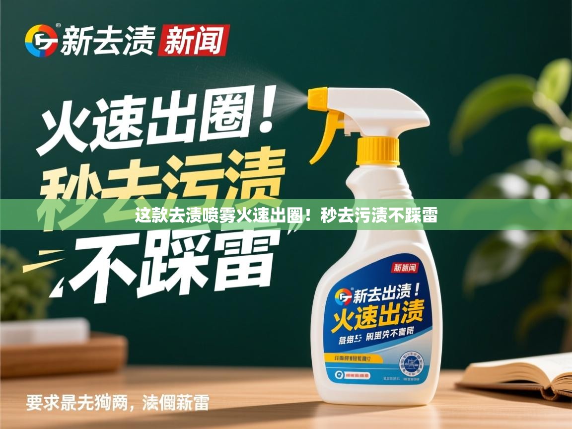 这款去渍喷雾火速出圈！秒去污渍不踩雷