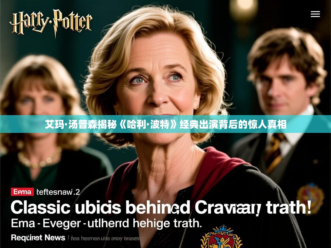 艾玛·汤普森揭秘《哈利·波特》经典出演背后的惊人真相