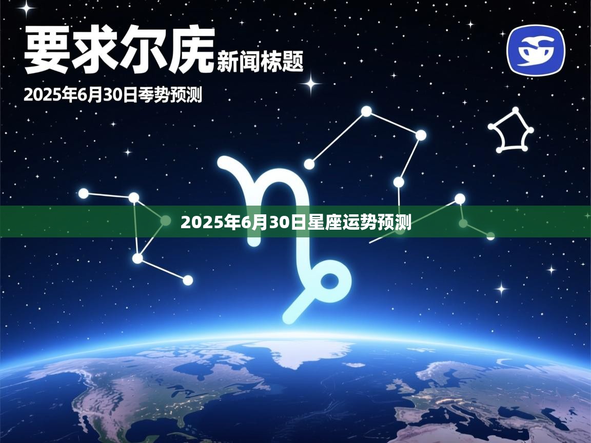 2025年6月30日星座运势预测