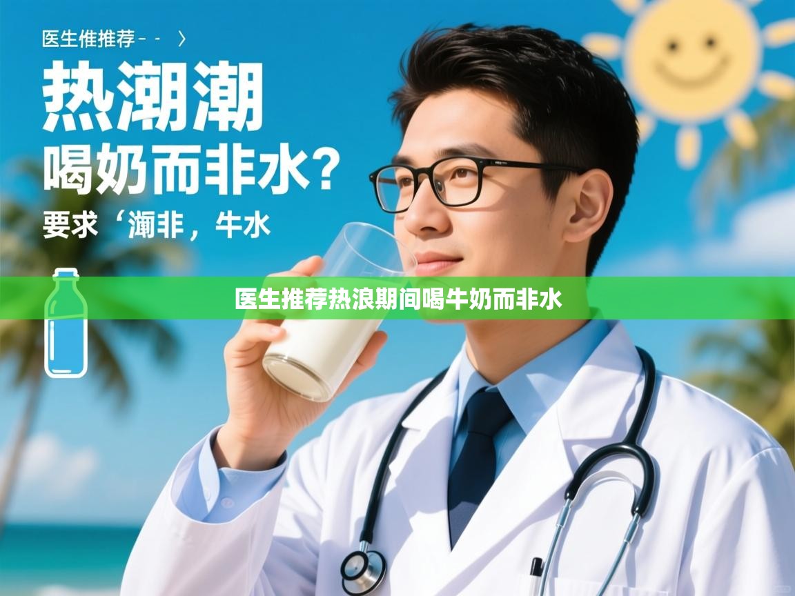 医生推荐热浪期间喝牛奶而非水