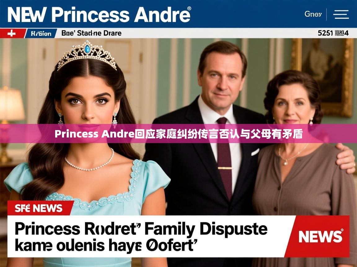 Princess Andre回应家庭纠纷传言否认与父母有矛盾