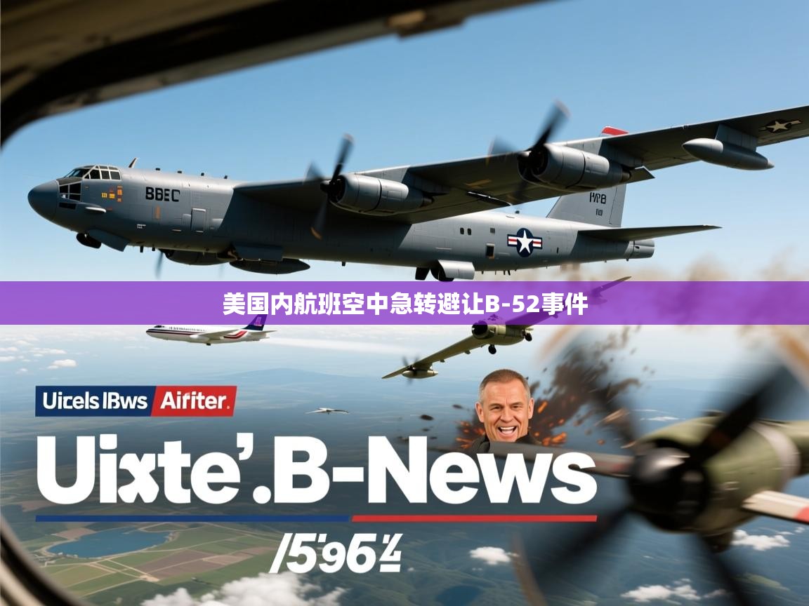 美国内航班空中急转避让B-52事件