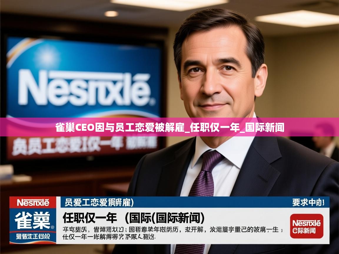 雀巢CEO因与员工恋爱被解雇_任职仅一年_国际新闻
