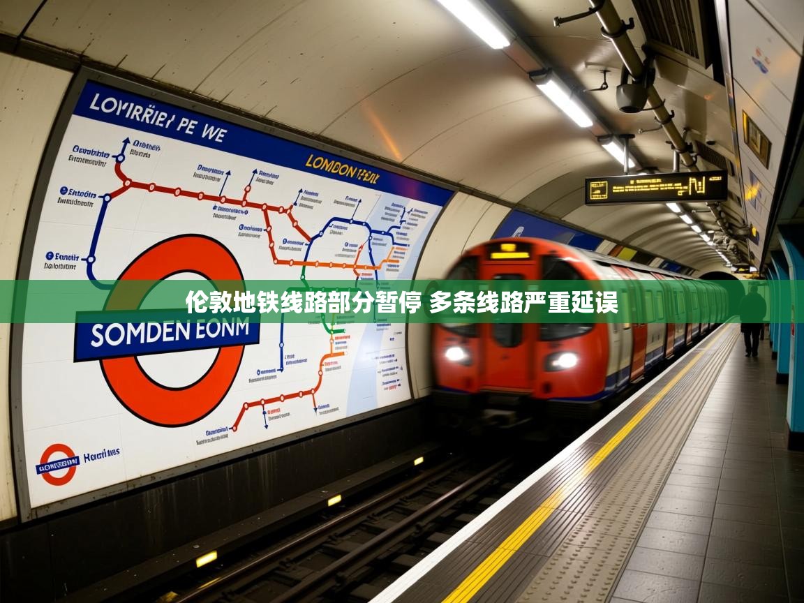 伦敦地铁线路部分暂停 多条线路严重延误