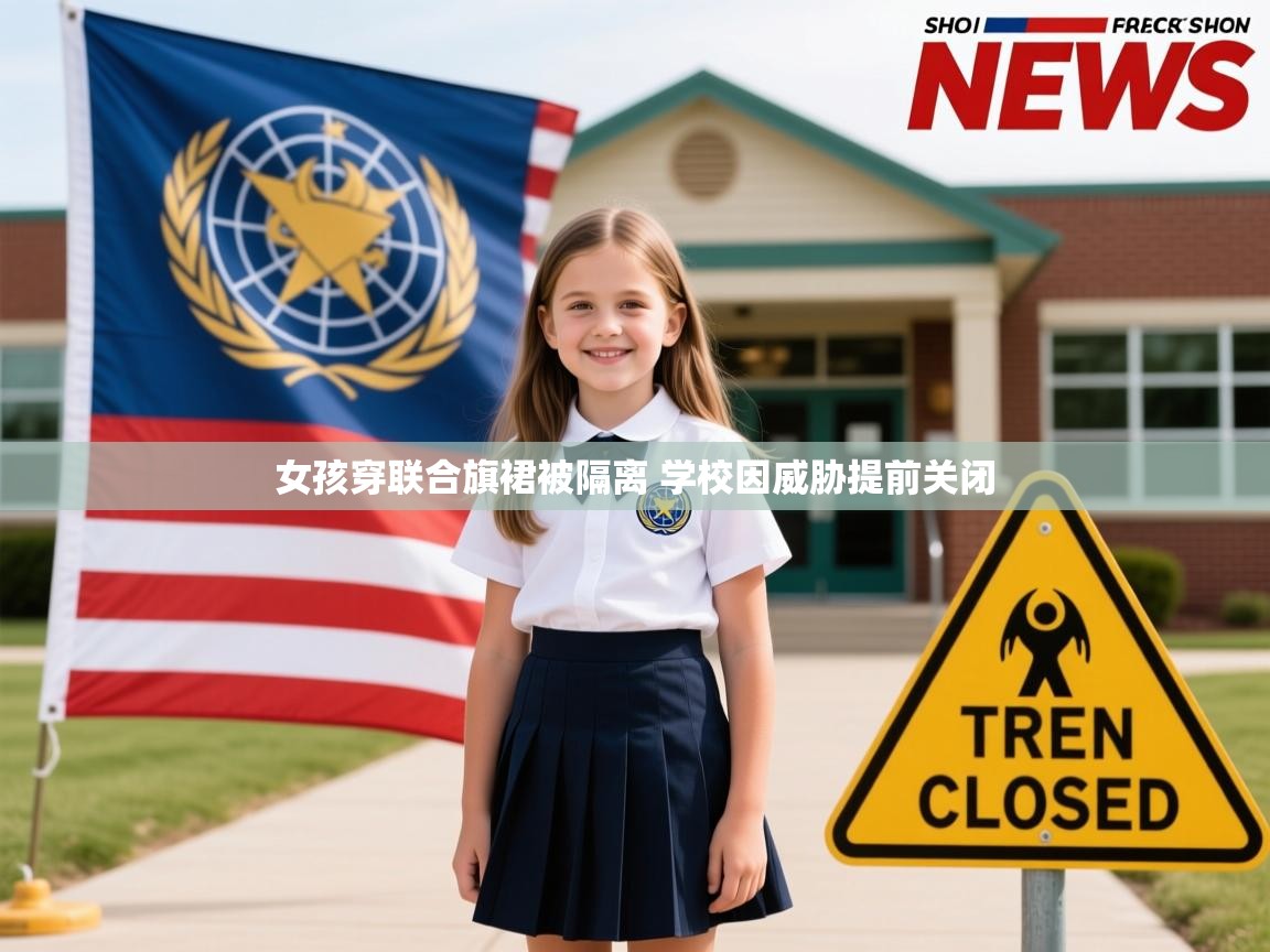 女孩穿联合旗裙被隔离 学校因威胁提前关闭