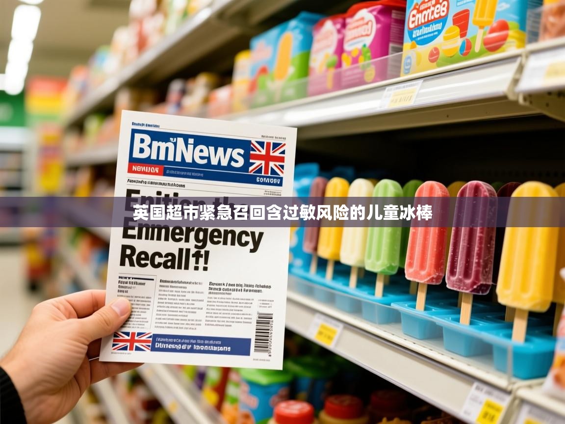 英国超市紧急召回含过敏风险的儿童冰棒