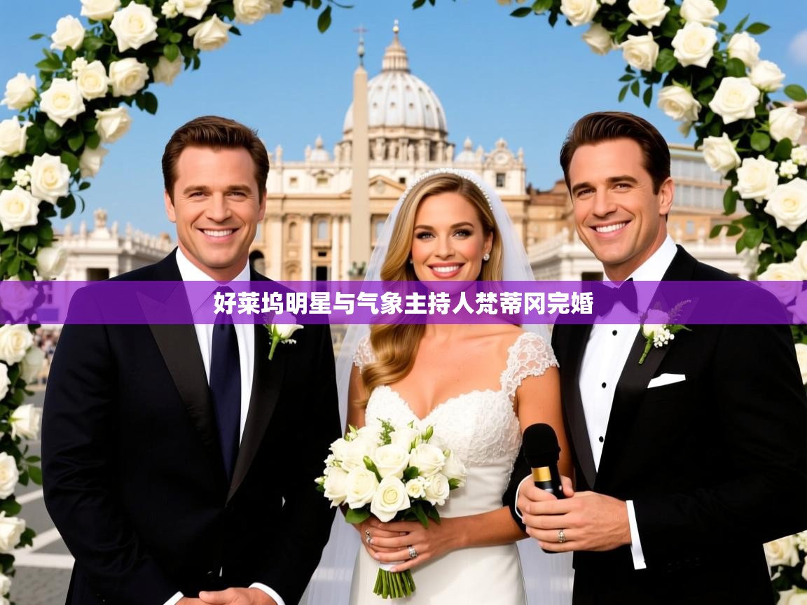 好莱坞明星与气象主持人梵蒂冈完婚