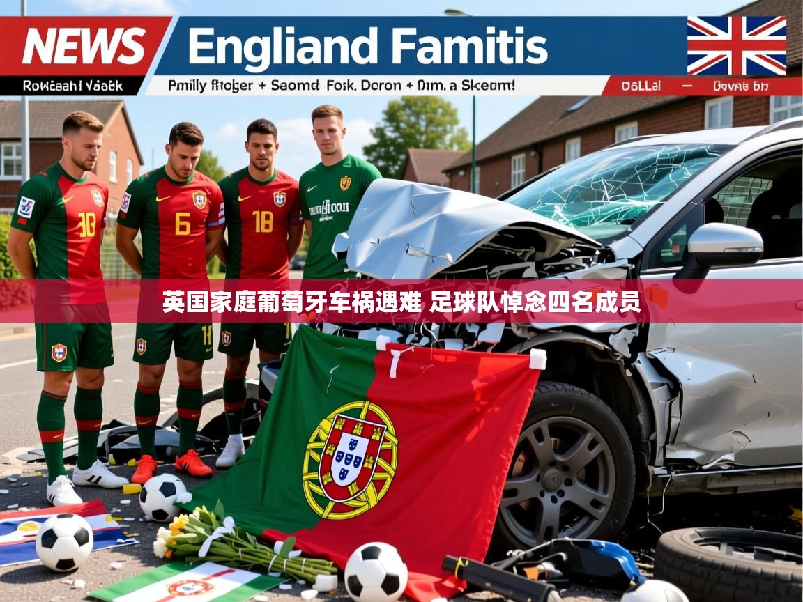 英国家庭葡萄牙车祸遇难 足球队悼念四名成员