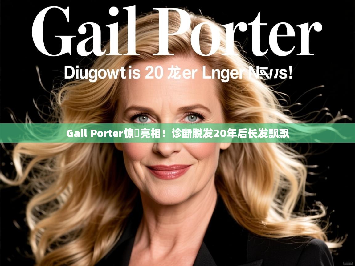 Gail Porter惊豔亮相！诊断脱发20年后长发飘飘