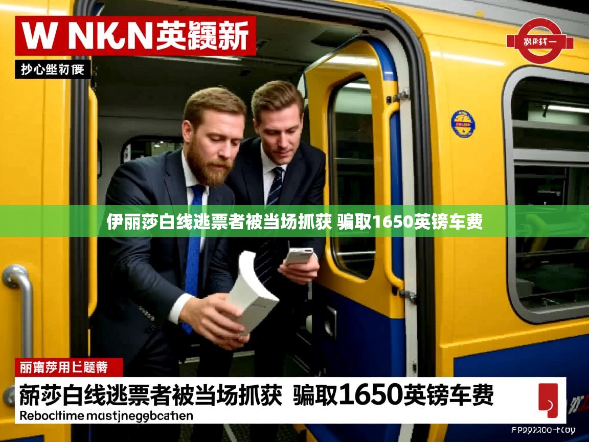 伊丽莎白线逃票者被当场抓获 骗取1650英镑车费