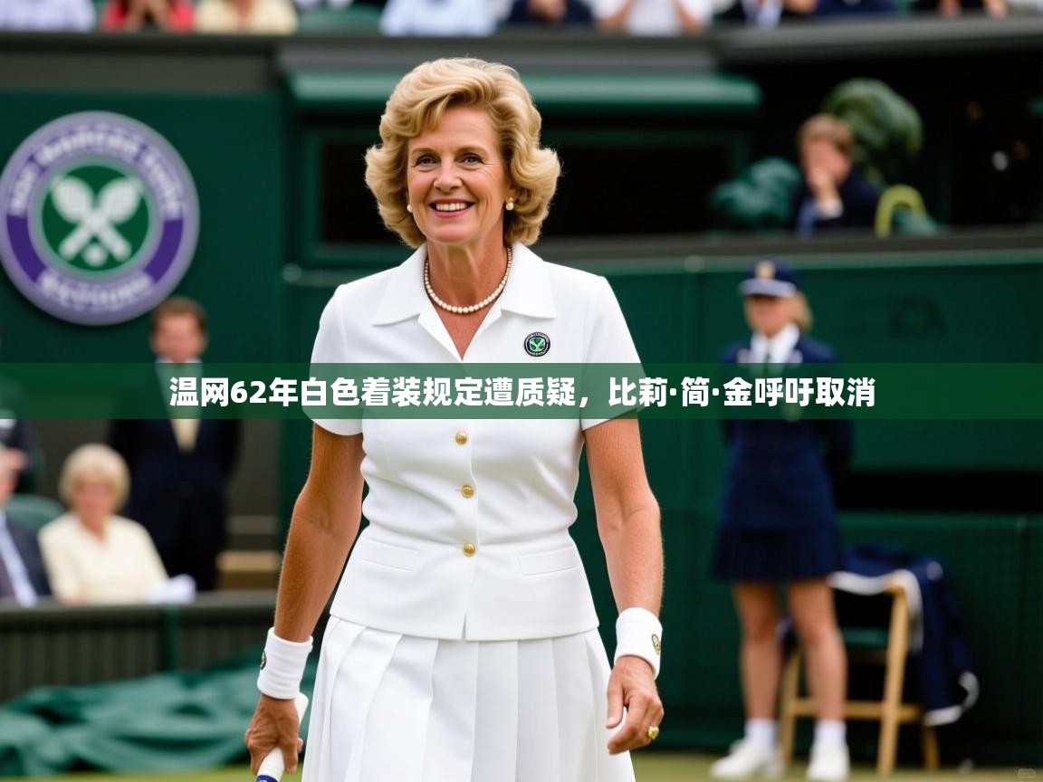 温网62年白色着装规定遭质疑，比莉·简·金呼吁取消