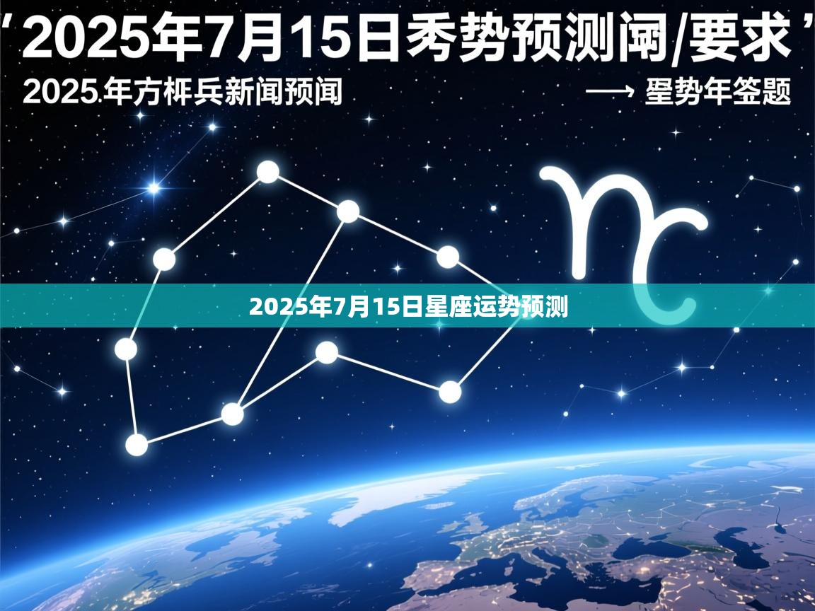 2025年7月15日星座运势预测