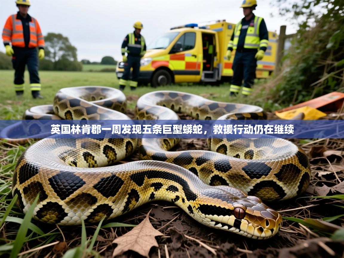 英国林肯郡一周发现五条巨型蟒蛇，救援行动仍在继续