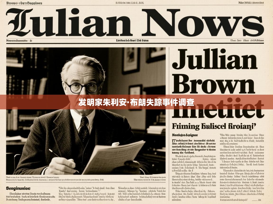 发明家朱利安·布朗失踪事件调查