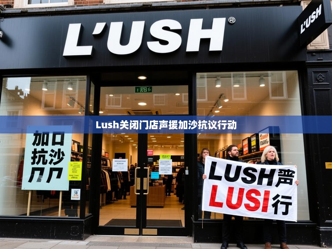 Lush关闭门店声援加沙抗议行动