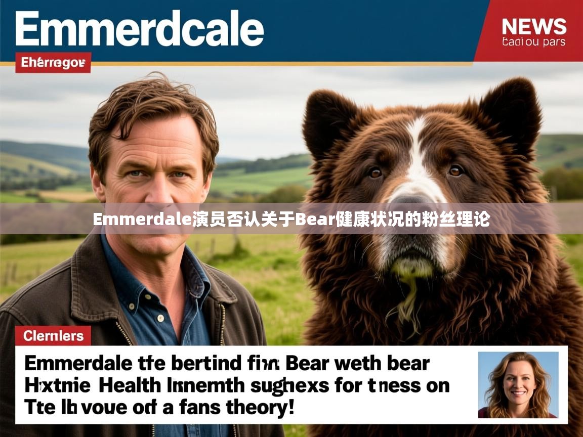 Emmerdale演员否认关于Bear健康状况的粉丝理论